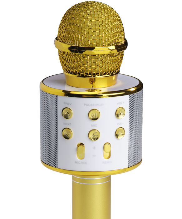 Denver Karaoke Microfoon Bluetooth - Draadloos - Karaoke Set - Ingebouwde Speaker - AUX - MicroSD - KMS20