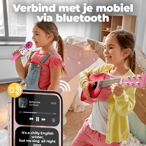 Denver karaokemicrofoon · draadloos, speaker en microSD