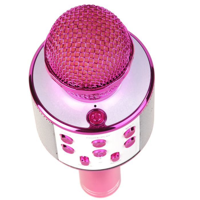 Denver Karaoke Microfoon Bluetooth - Draadloos - Karaoke Set - Ingebouwde Speaker - AUX - MicroSD - KMS20