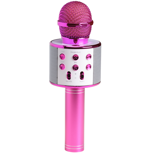 Denver Karaoke Microfoon Bluetooth - Draadloos - Karaoke Set - Ingebouwde Speaker - AUX - MicroSD - KMS20