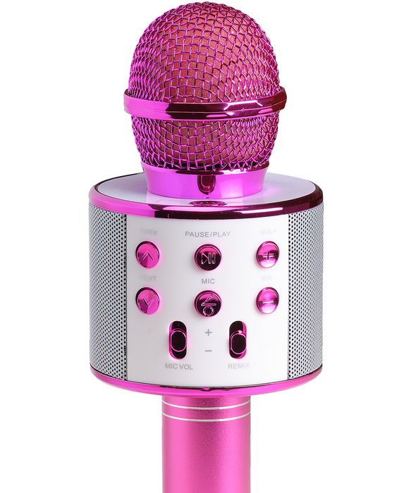 Denver Karaoke Microfoon Bluetooth - Draadloos - Karaoke Set - Ingebouwde Speaker - AUX - MicroSD - KMS20