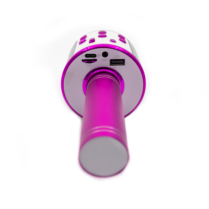 Denver Karaoke Microfoon Bluetooth - Draadloos - Karaoke Set - Ingebouwde Speaker - AUX - MicroSD - KMS20
