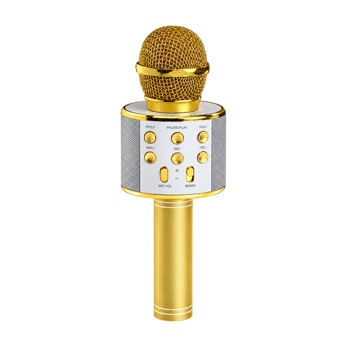 Denver karaokemicrofoon · draadloos, speaker en microSD