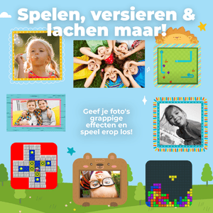 Denver Kindercamera Full HD met Printer - Selfie Camera - 20MP - Digitale Camera Kinderen - Foto - Video - Spelletjes - KPC1363