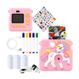 Denver Kindercamera Full HD met Printer - Selfie Camera - 20MP - Digitale Camera Kinderen - Foto - Video - Spelletjes - KPC1363