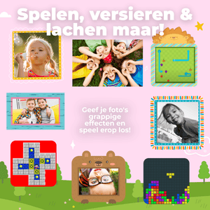 Denver Kindercamera Full HD met Printer - Selfie Camera - 20MP - Digitale Camera Kinderen - Foto - Video - Spelletjes - KPC1363