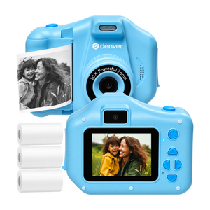 Denver Kindercamera Full HD met Printer - Selfie Camera - 48MP - Digitale Camera Kinderen - Foto en Video - Spelletjes - KPC1370NS