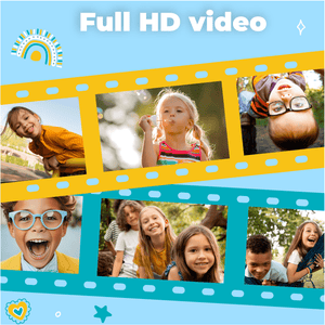 Denver Kindercamera Full HD met Printer - Selfie Camera - 48MP - Digitale Camera Kinderen - Foto en Video - Spelletjes - KPC1370