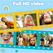 Denver Kindercamera Full HD met Printer - Selfie Camera - 48MP - Digitale Camera Kinderen - Foto en Video - Spelletjes - KPC1370NS