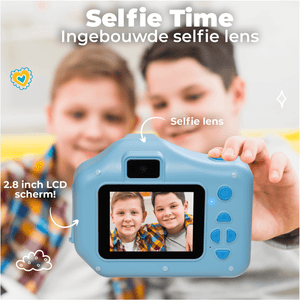 Denver Kindercamera Full HD met Printer - Selfie Camera - 48MP - Digitale Camera Kinderen - Foto en Video - Spelletjes - KPC1370