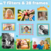 Denver Kindercamera Full HD met Printer - Selfie Camera - 48MP - Digitale Camera Kinderen - Foto en Video - Spelletjes - KPC1370NS