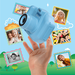 Denver Kindercamera Full HD met Printer - Selfie Camera - 48MP - Digitale Camera Kinderen - Foto en Video - Spelletjes - KPC1370