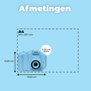 Denver Kindercamera Full HD met Printer - Selfie Camera - 48MP - Digitale Camera Kinderen - Foto en Video - Spelletjes - KPC1370