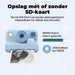 Denver Kindercamera Full HD met Printer - Selfie Camera - 48MP - Digitale Camera Kinderen - Bluetooth printer - Foto & Video - KPC1374BTW - Wit