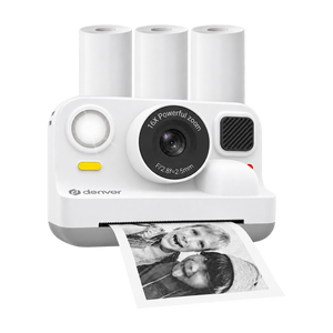 Denver Kindercamera Full HD met Printer - Selfie Camera - 48MP - Digitale Camera Kinderen - Bluetooth printer - Foto & Video - KPC1374BT