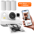 Denver Kindercamera Full HD met Printer - Selfie Camera - 48MP - Digitale Camera Kinderen - Bluetooth printer - Foto & Video - KPC1374BTW - Wit