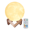 Denver Maanlamp 3D - Bluetooth Speaker Draadloos - Tafellamp Slaapkamer - Muzieksyncronisatie - Incl. Afstandsbediening - Maan lamp - LBS150