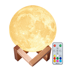Denver maanlamp 3D · bluetooth speaker en muzieksynchronisatie