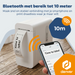 Denver Labelprinter - Bluetooth - Verbinding met smartphone - 15x40mm - Incl. 4 stickerrollen - MBP16