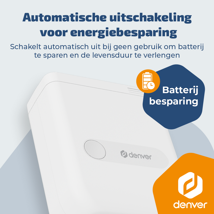 Denver Labelprinter - Bluetooth - Verbinding met smartphone - 15x40mm - Incl. 4 stickerrollen - MBP16
