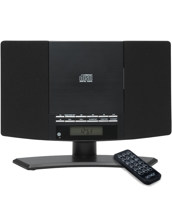 Denver Radio CD Speler - Wandmontage - FM Radio - Wekkerradio - 20 voorkeuzezenders - AUX - MC5220B