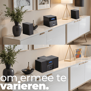 Denver FM Radio CD Speler - Wekkerradio - 30 voorkeuzezenders - AUX - MCA240 - Denvershop