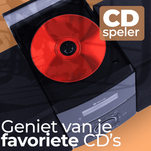 Denver DAB Radio CD Speler - Bluetooth - 60 voorkeuzezenders - DAB /FM / AUX - MDA285 - Denvershop