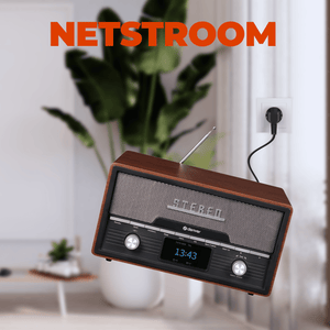 Denver DAB+ radio met cd-speler retro · bluetooth en FM