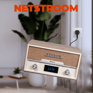 Denver DAB+ radio met cd-speler retro · bluetooth en FM