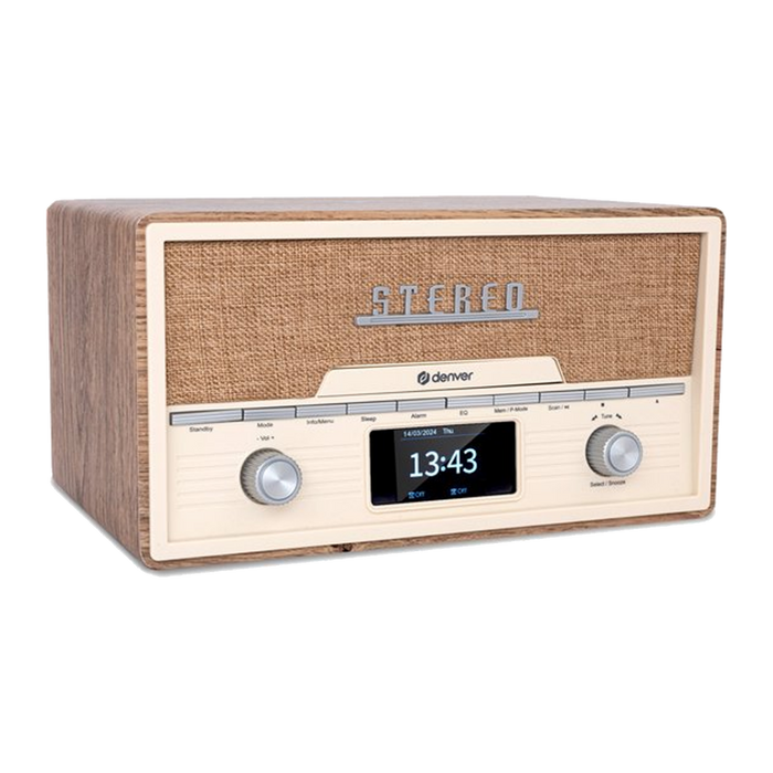 Denver retro DAB+ radio met cd-speler · bluetooth · MDA525