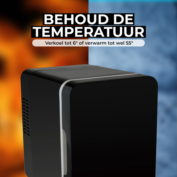 Denver Mini Koelkast - Koelen en Verwarmen - Skincare fridge - 12v Auto aansluiting - MFR404