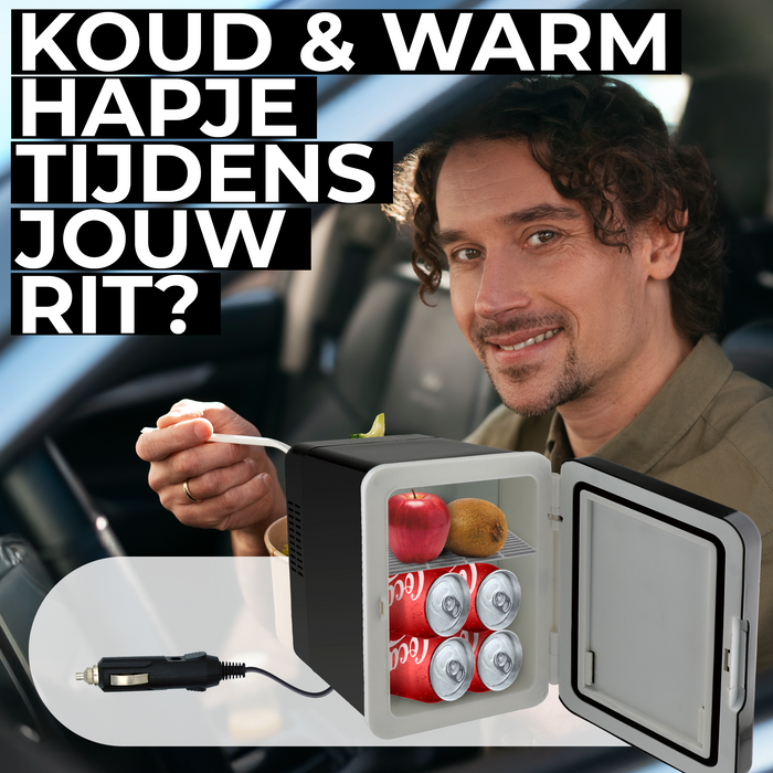 Denver Mini Koelkast - Koelen en Verwarmen - Skincare fridge - 12v Auto aansluiting - MFR404