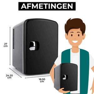 Denver Mini koelkast - Skincare Fridge - 12V Auto Aansluiting - Koelen & Verwarmen - 4 Liter - MFR401 - Denvershop