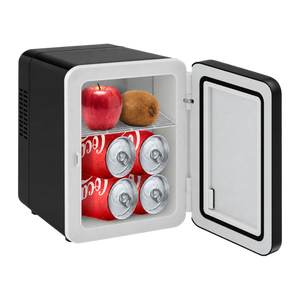 Denver MFR404 mini-koelkast met open deur en blikjes cola, tweede identieke productfoto