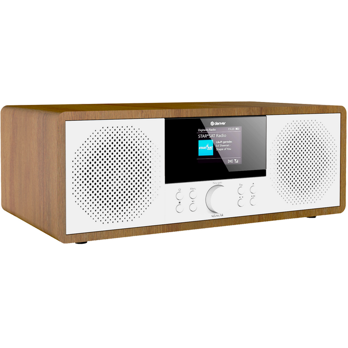 Denver Internet Radio - DAB Radio - FM Radio - CD Speler - Bluetooth - 200W - AUX/USB - MIR270
