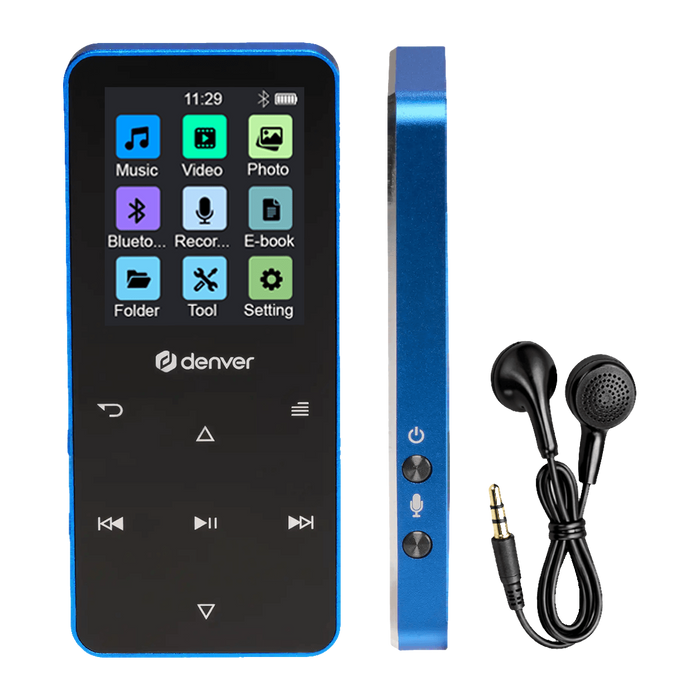 Denver MP3-speler met video en bluetooth · dictafoon · MP1830
