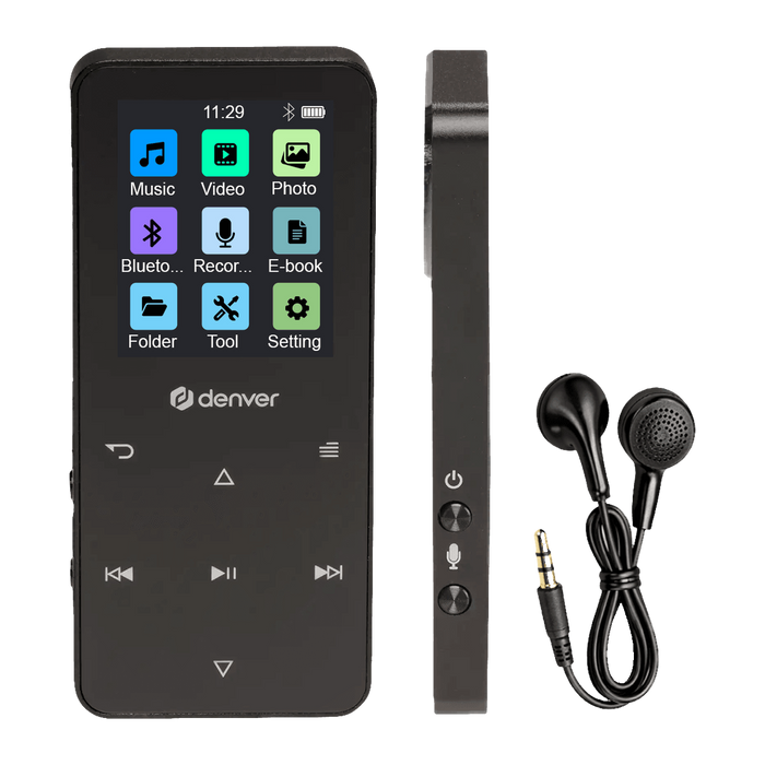 Denver MP3-speler met video en bluetooth · dictafoon · MP1830