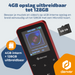 Denver MP3/MP4 Speler - Bluetooth - Shuffle/Repeat - SD kaart tot 128GB - Incl. oordopjes - Dictafoon - MP1830