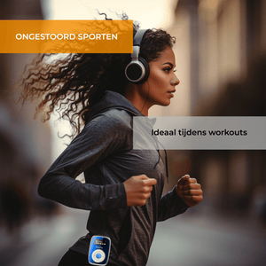 Denver MP3 Speler Incl. Oordopjes - uitbreidbaar tot 32GB - Shuffle modus - Kinderen & Volwassenen - Bevestigingsclip - AUX - MicroSD - MPS316