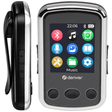 Denver MP3 Speler Incl oordopjes - Uitbreidbaar tot 128GB - Shuffle/Repeat Modus - Kinderen en volwassenen - Bevestigingsclip - AUX - MPS320B