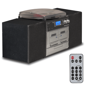 Denver Retro Platenspeler - DAB Radio - CD Speler - Dubbele Cassette - MRD166