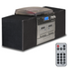 Denver Retro Platenspeler - DAB Radio - CD Speler - Dubbele Cassette - MRD166