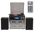 Denver Retro Platenspeler - DAB Radio - CD Speler - Dubbele Cassette - MRD166