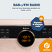 Denver Retro Platenspeler - DAB+/FM Radio - CD - Cassette - Bluetooth - Auto stop - MRD180