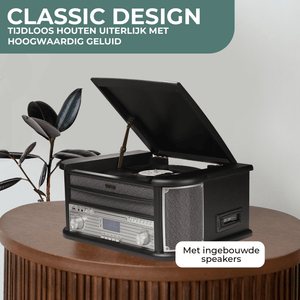 Denver Retro Platenspeler - DAB Radio - CD Speler - Cassette - MRD51