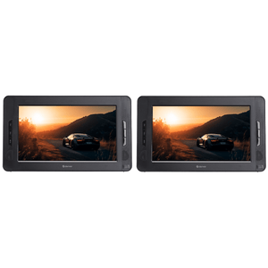Denver Draagbare DVD Speler Auto - 10 inch - 2 schermen - Incl. Bevestigingsriemen - USB - MTW1098 - Denvershop