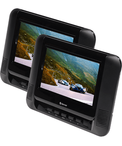 Denver Draagbare DVD Speler Auto - 7 inch - 2 schermen - Incl. Bevestigingsriemen - USB - MTW793 - Denvershop
