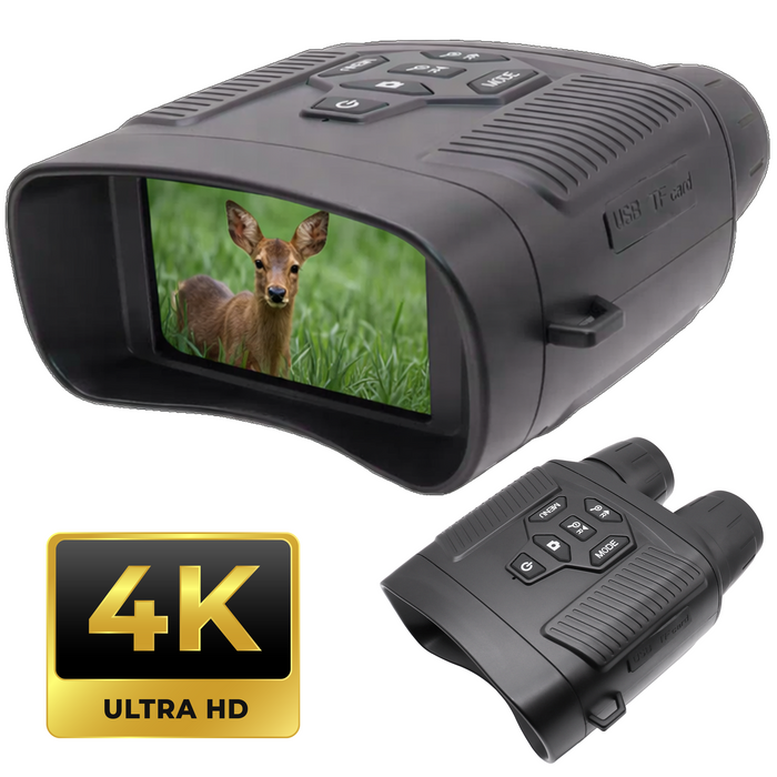 Denver Nightvision camera - Verrekijker - Nachtkijker met infrarood - Foto en video opname (4K) - 4000mAh accu - NVI492
