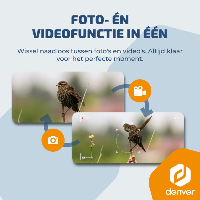 Denver Nightvision camera - Verrekijker - Nachtkijker met infrarood - Foto en video opname (4K) - 4000mAh accu - NVI492
