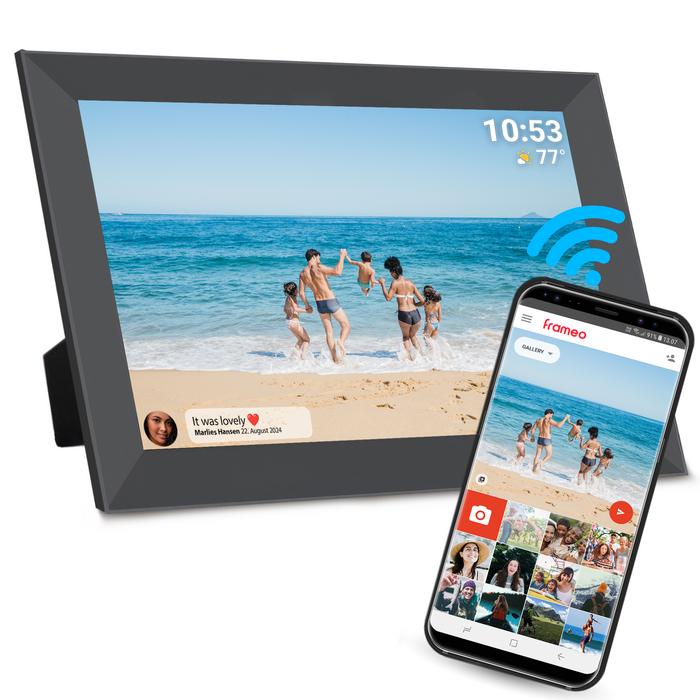 Denver Digitale Fotolijst 10.1 inch - HD - Frameo App - Fotokader - WiFi - IPS Touchscreen - 16GB - PFF1012